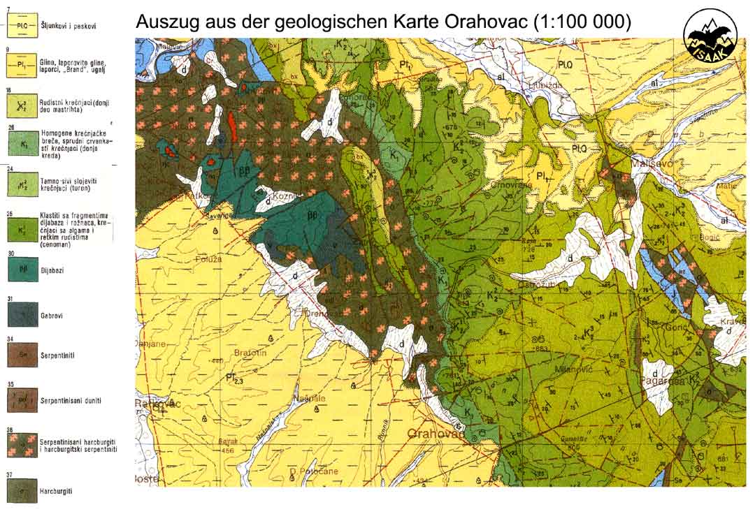 geologische Karte